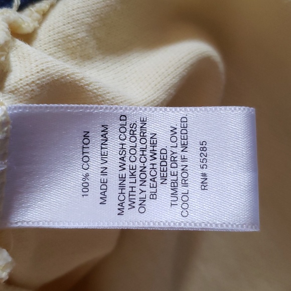 Express Pique Polo Yellow Short Sleeve Polo Shirt, Men's Size Medium - Picture 8 of 8